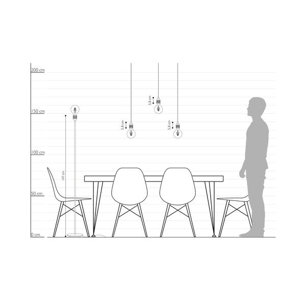 Lampadar Sotto Luce BI Elementary XL 1F, alb-image-3
