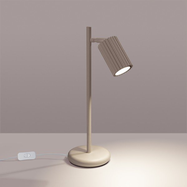 Veioză taupe din metal (înălțime 43 cm) Gleam – Sollux-image-2