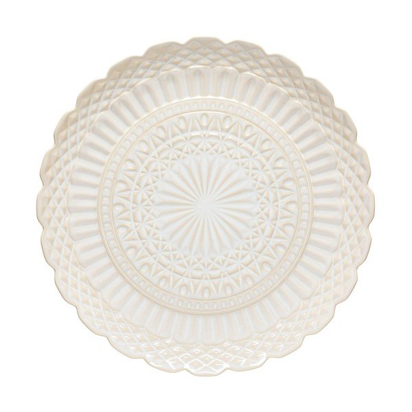 Farfurie albă pentru servire din gresie ø 39 cm Cristal – Costa Nova