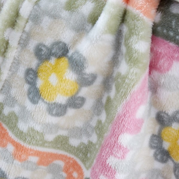 Pătură din micropluș 130x170 cm Crochet Print Cosy – Catherine Lansfield-image-2