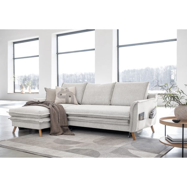 Colțar bej extensibil (cu colț pe partea stângă ) Charming Charlie – Miuform-image-3