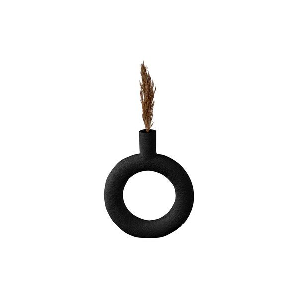 Vază PT LIVING Ring, negru-image-1