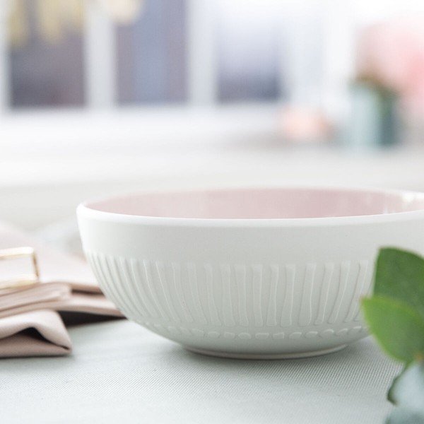 Bol din porțelan Villeroy & Boch Blossom, 850 ml, alb-roz-image-3