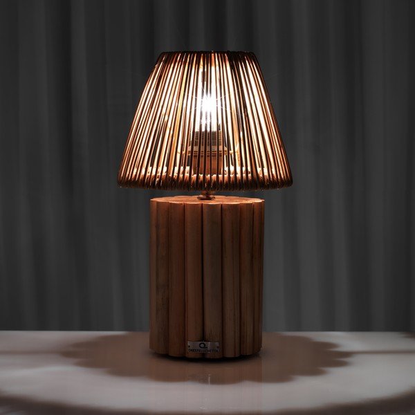 Veioză în culoare naturală 40 cm Perlis - Tomasucci-image-2