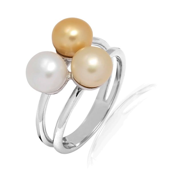 Inel cu perle Nova Pearls Copenhagen Delphine, măr. 58-image-2