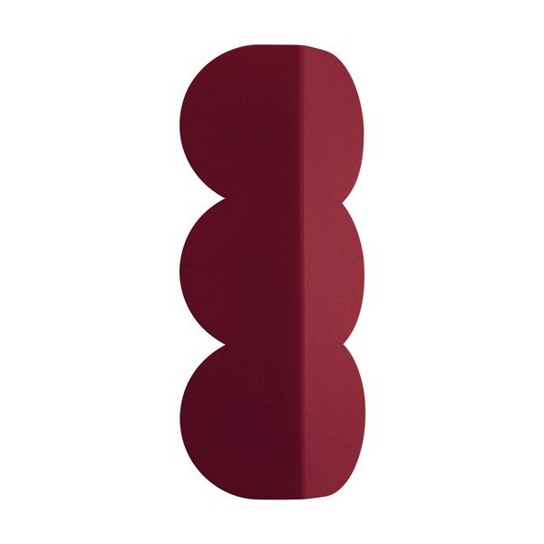 Aplică de perete burgundy din aluminiu BISCUIT – Thoro