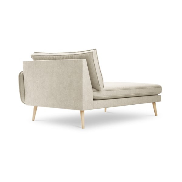 Șezlong divan cotieră pe partea dreaptă Kooko Home Lento, bej-image-2