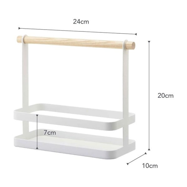 Suport pentru ingredientele aromatizante YAMAZAKI Tosca, alb-image-3