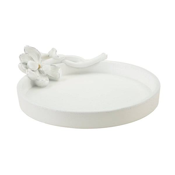 Tavă decorativă din polirășină ø 21 cm Magnolia – Mauro Ferretti