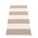 Covor tip traversă pentru interior și exterior bej/crem 70x150 cm Bob Mud Vanilla – Pappelina