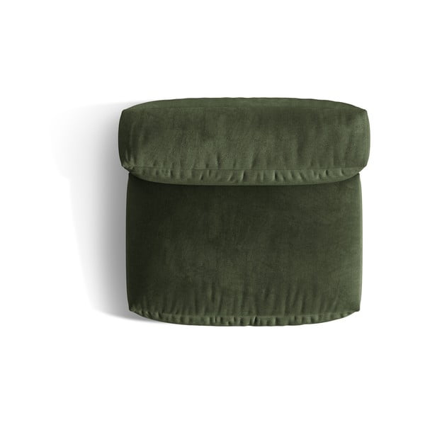 Modul pentru canapea modulară verde cu tapițerie din catifea (de mijloc) Martina – Micadoni -image-3