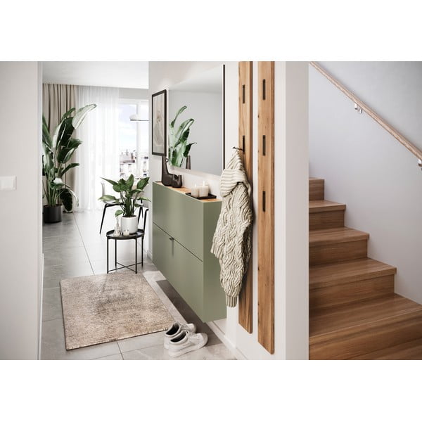 Pantofar verde-gri cu deschidere înclinată Ameca – Germania-image-4