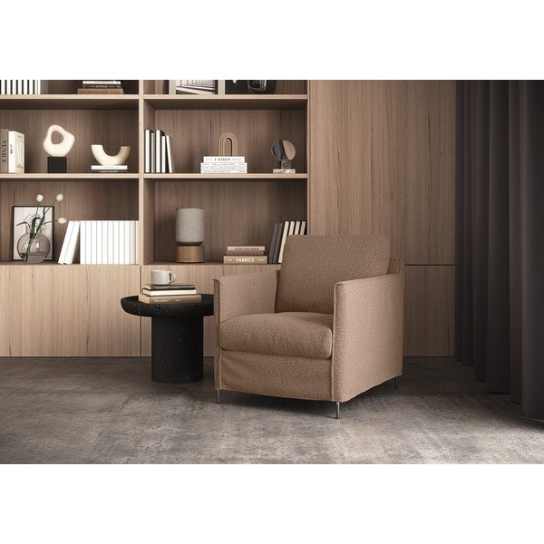 Fotoliu maro Petito – Furninova -image-1