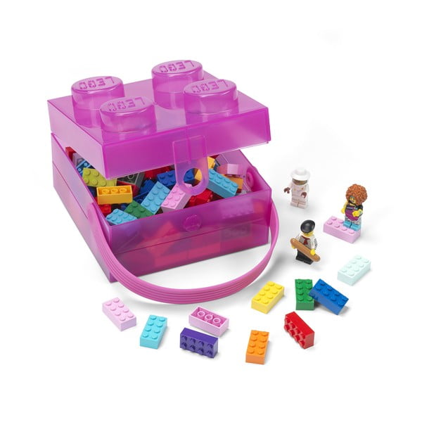 Cutie de depozitare pentru copii  din plastic – LEGO®-image-1