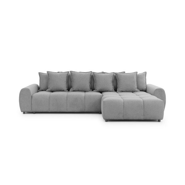 Colțar gri (cu colț pe partea dreaptă/cu șezlong) Albane  – Ropez