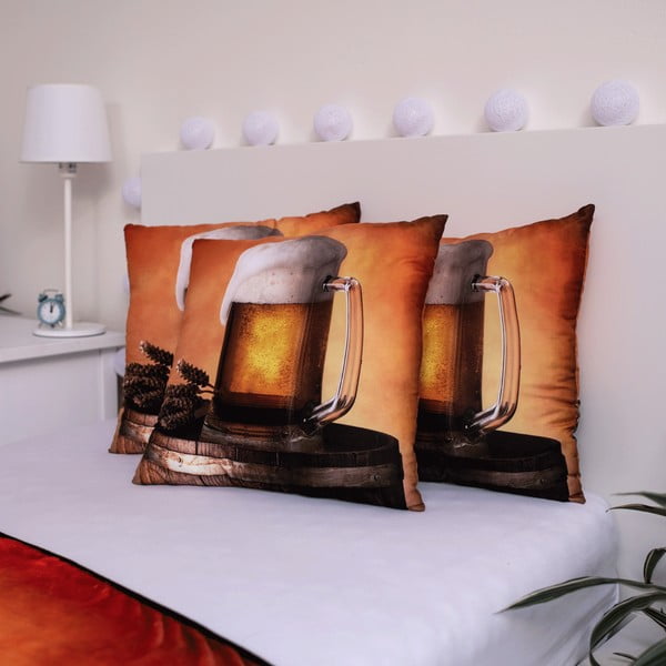 Pernă decorativă 40x40 cm Beer – Jerry Fabrics-image-1
