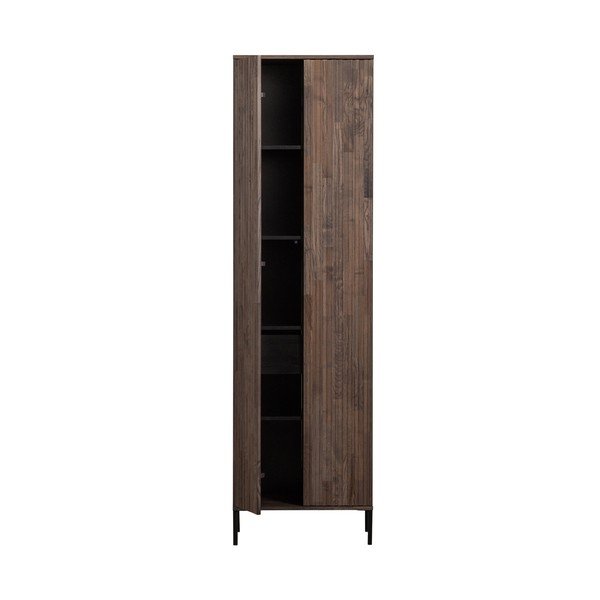 Dulap maro cu aspect de lemn de frasin 60x210x42 cm Gravure – WOOOD-image-4