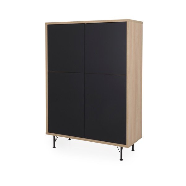 Dulap Tenzo Flow, 111 x 153 cm, negru-image-1