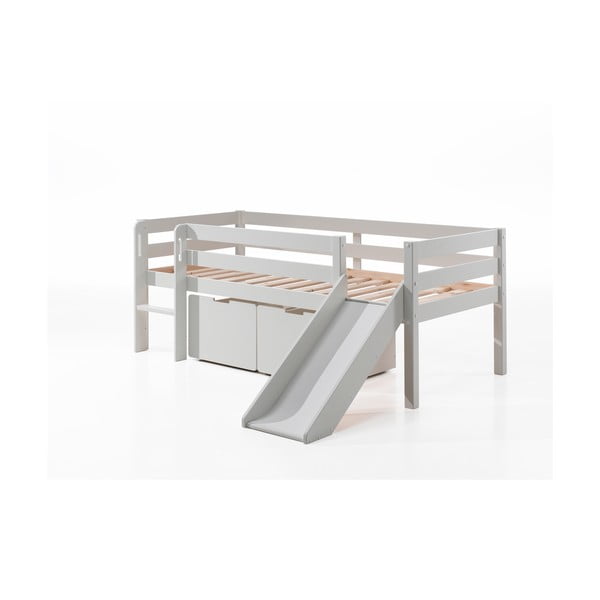 Sertare pentru sub pat de copii  albe 2 buc. Pino – Vipack-image-1