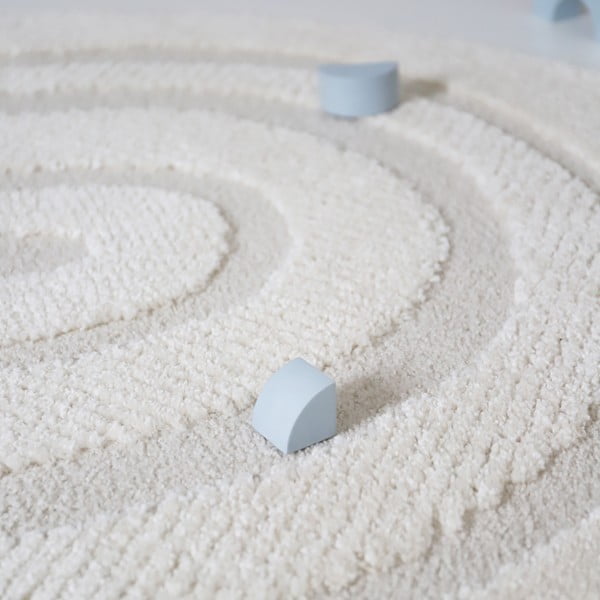 Covor pentru copii crem ø120 cm Rainbow Dream S – Nattiot-image-4