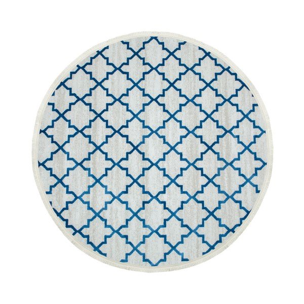 Covor Rusallo Azul, ⌀ 150 cm-image-2