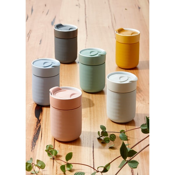 Cană de voiaj galben-muștar 260 ml Eco – Ladelle-image-1