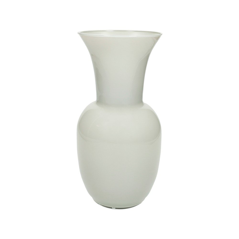 Vază crem din sticlă (înălțime 26 cm) – Brandani