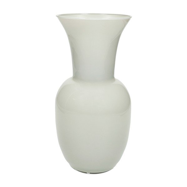 Vază crem din sticlă (înălțime 26 cm) – Brandani