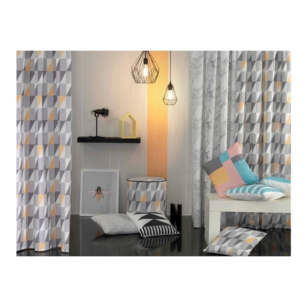 Faţă de pernă Mike & Co. NEW YORK Pinky Light Stripes, 43 x 43 cm, alb - negru-image-1