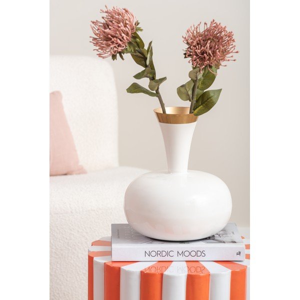 Măsuță auxiliară rotundă din metal ø 40 cm Candy Swirl – Leitmotiv-image-1