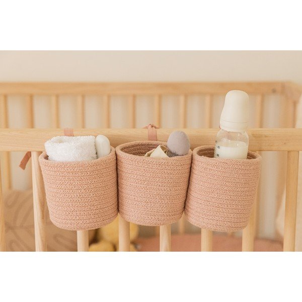 Set de organizatoare pentru pătuț 32 cm Bobby Vintage Nude – Lorena Canals-image-1