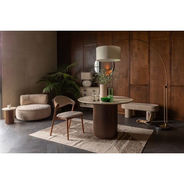 Covor maro/bej din lână 160x230 cm Briton – Dutchbone-image-1