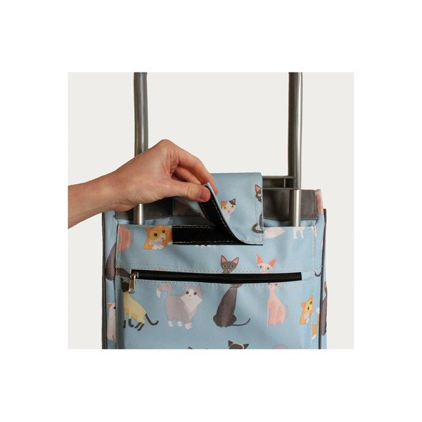 Sacoșă cu roți pentru cumpărături Sabichi Crazy Cats-image-4