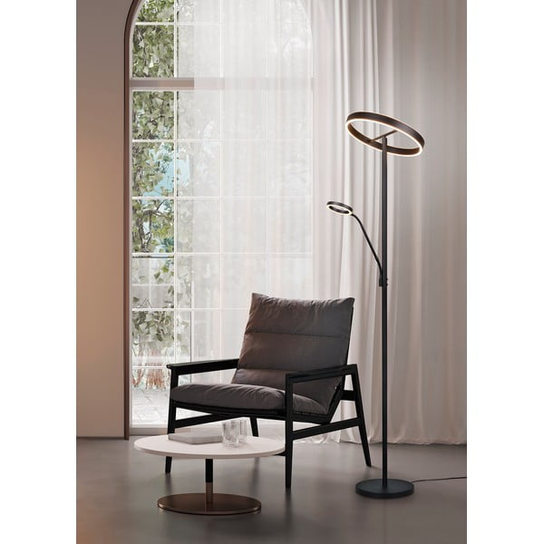Lampadar negru LED (înălțime 180 cm) Willis – Trio-image-1