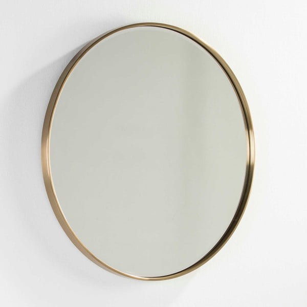 Oglindă cu ramă de culoarea bronzului Thai Natura, ⌀ 90 c
