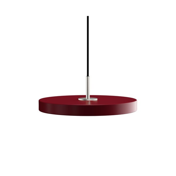 Lustră roșie LED cu abajur din metal ø 31 cm Asteria Mini – UMAGE