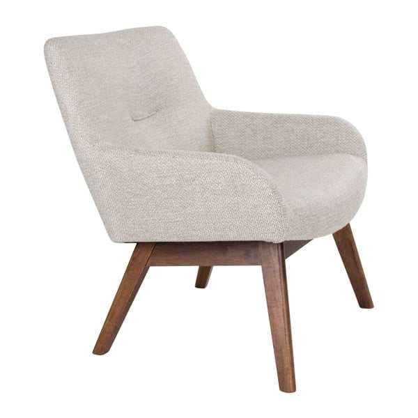 Fotoliu din lemn de nuc House Nordic London, maro bej-image-3