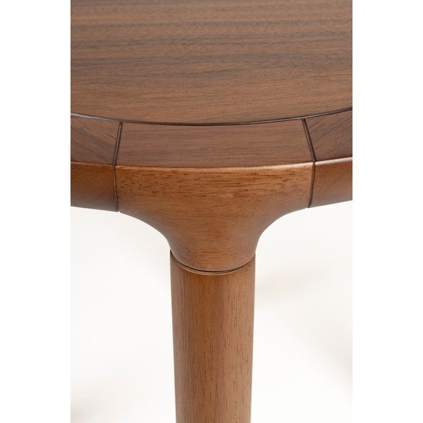 Măsuță auxiliară rotundă cu aspect de lemn de stejar ø 45 cm Storm – Zuiver-image-4