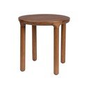 Măsuță auxiliară rotundă cu aspect de lemn de stejar ø 45 cm Storm – Zuiver