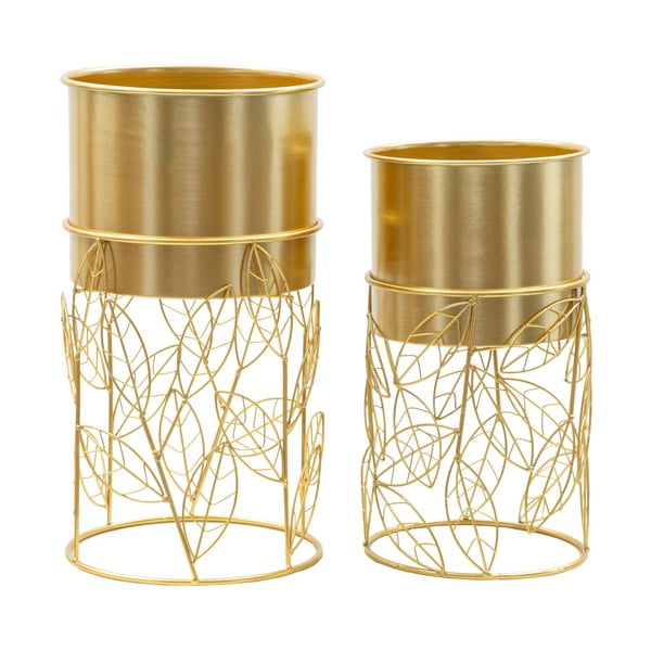 Ghivece decorative 2 buc. din metal ø 23 cm Livi – Mauro Ferretti