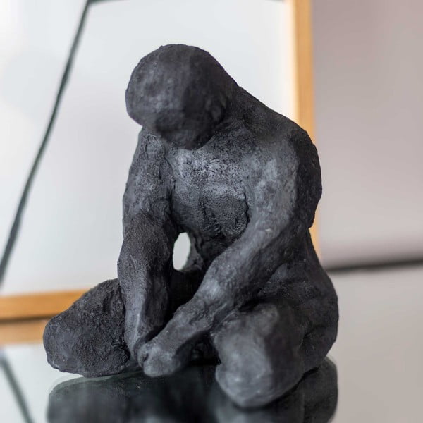 Statuetă din polirășină (înălțime 15 cm) Meditating Man – Mette Ditmer Denmark-image-4