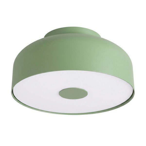 Plafonieră verde salvie din oțel ø 30 cm Omiq – Sollux
