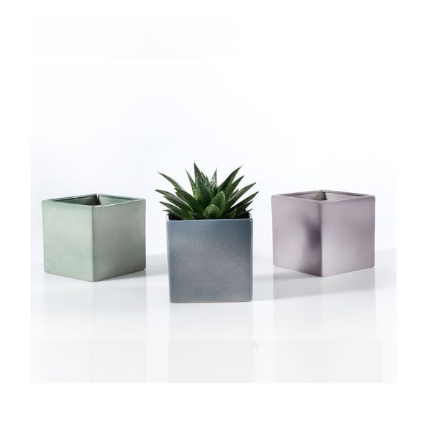 Ghiveci din ceramică Big pots Latina, 15 x 15 cm, violet-image-2