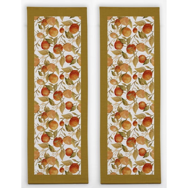 Set 2 naproane pentru masă Really Nice Things Oranges-image-1