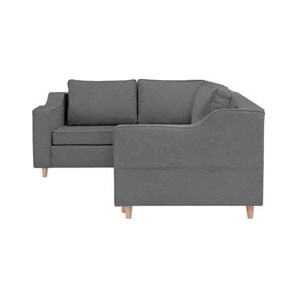 Canapea extensibilă cu 4 locuri Mazzini Sofac Jonquille, pe partea stângă, gri-image-4
