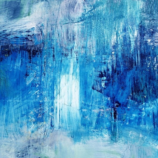 Tablou din sticlă Insigne Azul Juniya, 30 x 30 cm