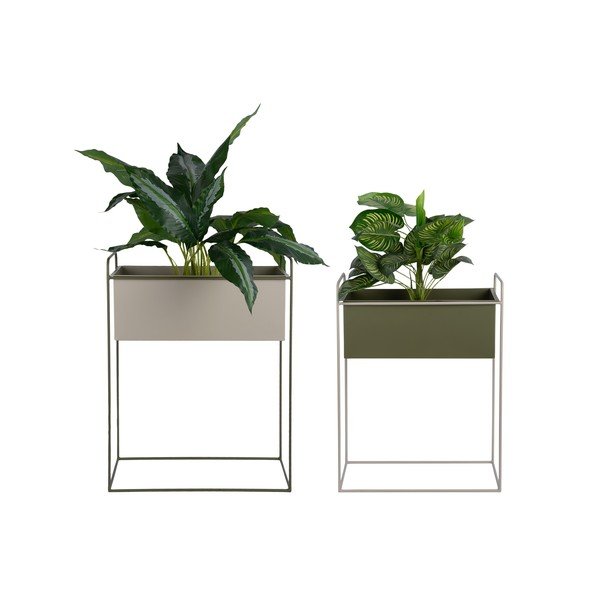 Suporturi pentru flori 2 buc. din metal (înălțime 65 cm) Reina – PT LIVING-image-2