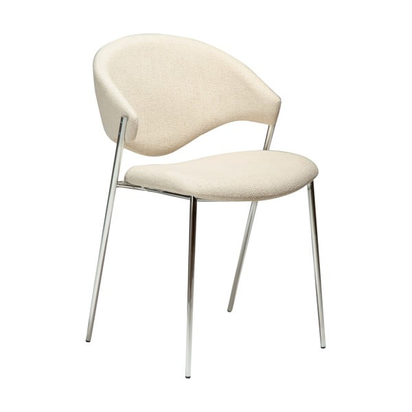 Scaun de dining crem tapițat Zone – DAN-FORM Denmark