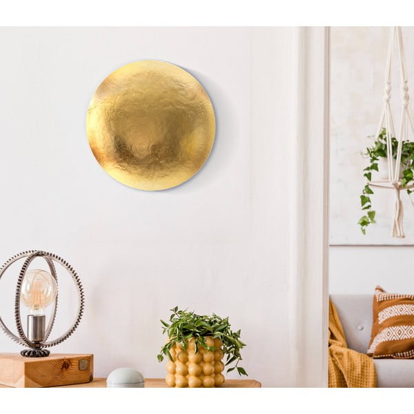 Aplică de perete aurie Goldy Round – Mauro Ferretti-image-1