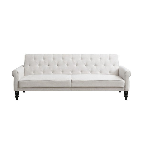 Canapea crem reglabilă/extensibilă 222 cm Tyne – Støraa
